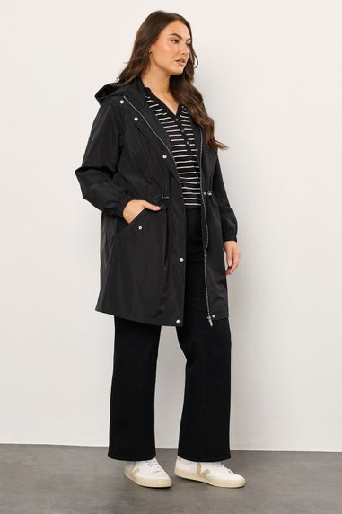 Evans Curve Black Lightweight Rain Jacket