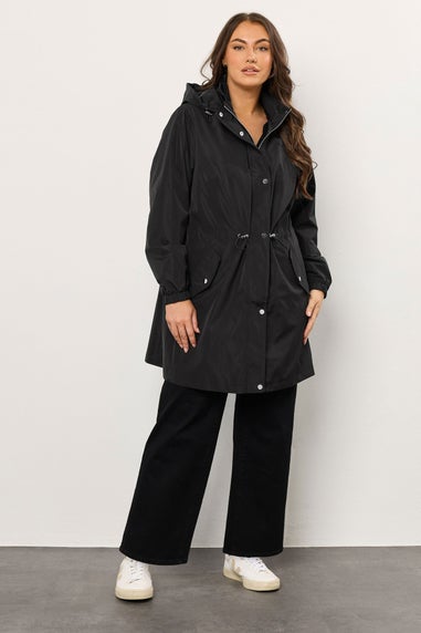 Evans Curve Black Lightweight Rain Jacket