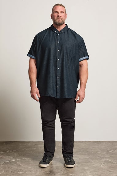 BadRhino Navy Blue Slub Shirt