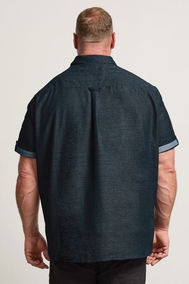 BadRhino Navy Blue Slub Shirt