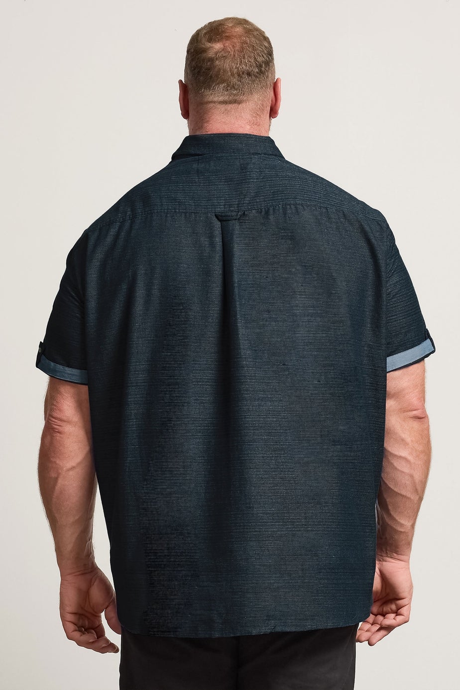 BadRhino Navy Blue Slub Shirt