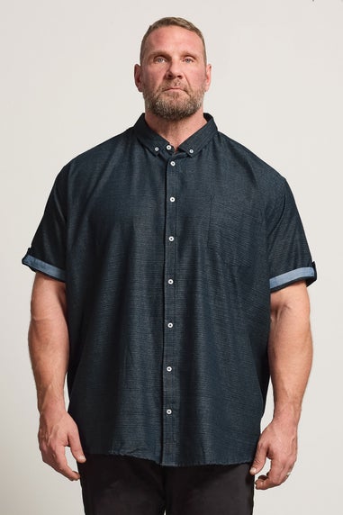 BadRhino Navy Blue Slub Shirt