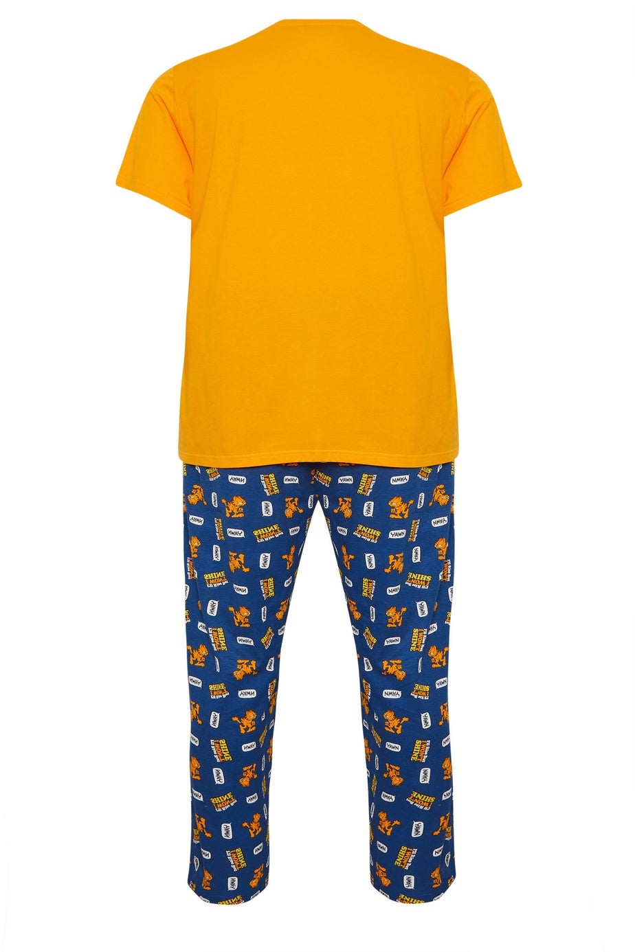 BadRhino Orange & Navy Blue Garfield Pyjama Set