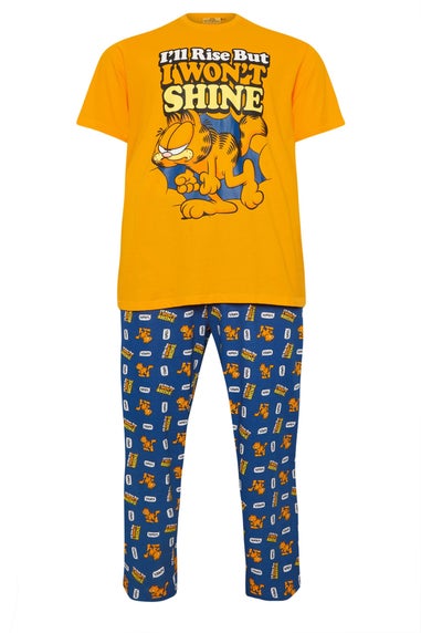 BadRhino Orange & Navy Blue Garfield Pyjama Set