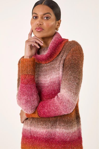 Roman Rust Ombre Stripe Knit Jumper