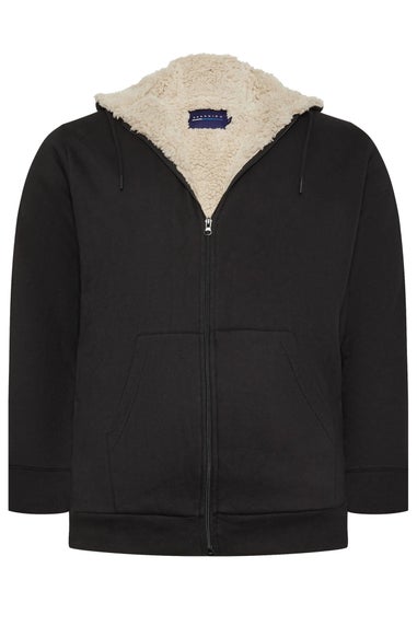 BadRhino Black Borg Zip Through Hoodie