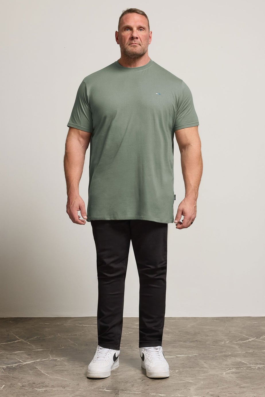 BadRhino Navy Blue Extra Long T-Shirts 5 Pack