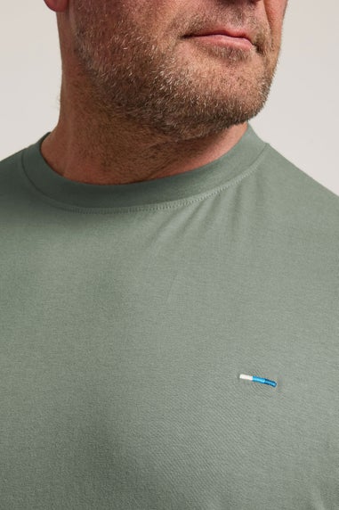 BadRhino Navy Blue Extra Long T-Shirts 5 Pack