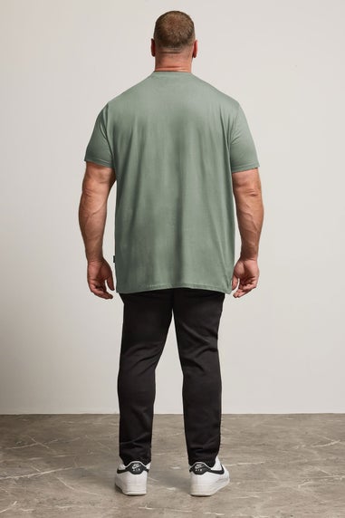 BadRhino Navy Blue Extra Long T-Shirts 5 Pack