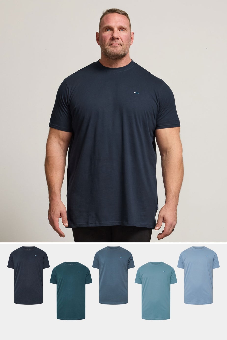 BadRhino Multi Extra Long T-Shirts 5 Pack