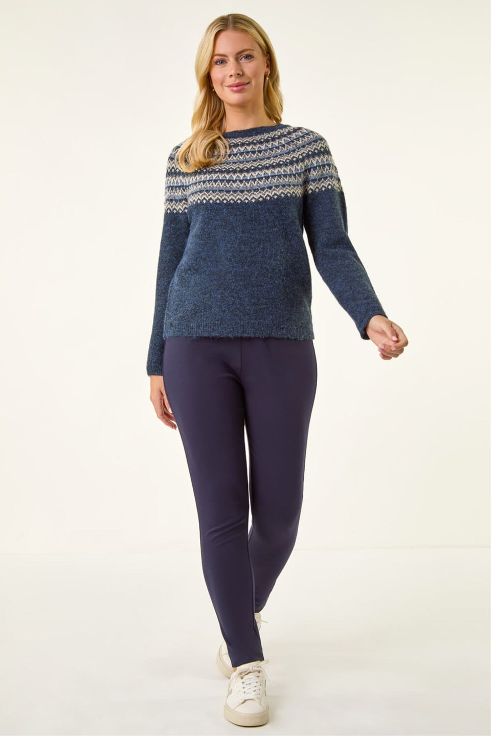 Roman Navy Petite Essential Stretch Shaped Leggings