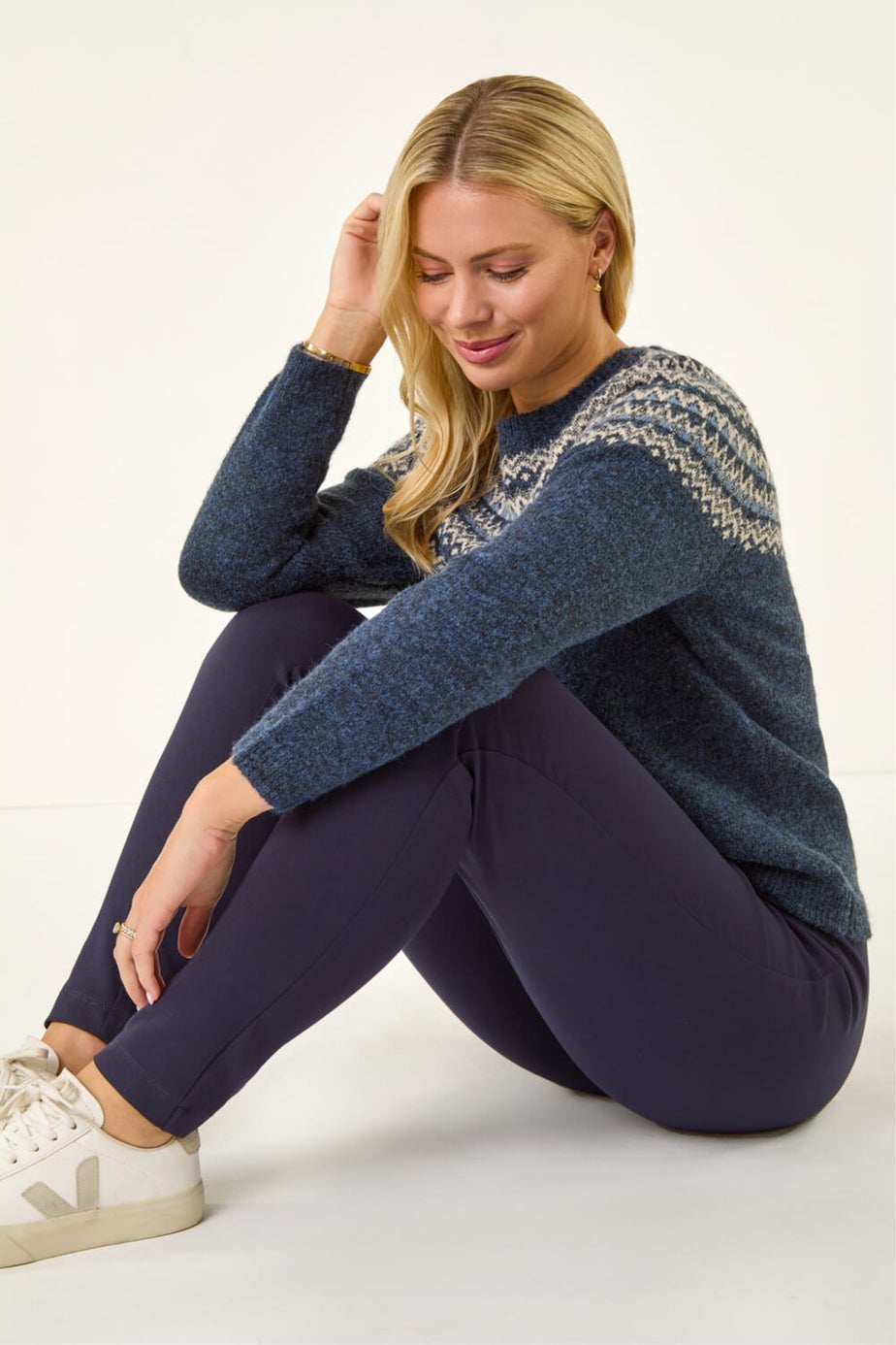 Roman Navy Petite Essential Stretch Shaped Leggings