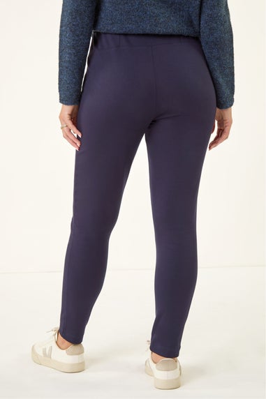 Roman Navy Petite Essential Stretch Shaped Leggings