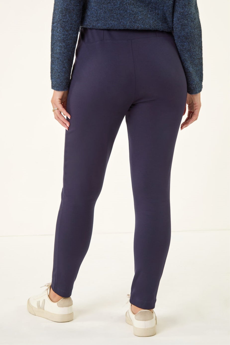 Roman Navy Petite Essential Stretch Shaped Leggings