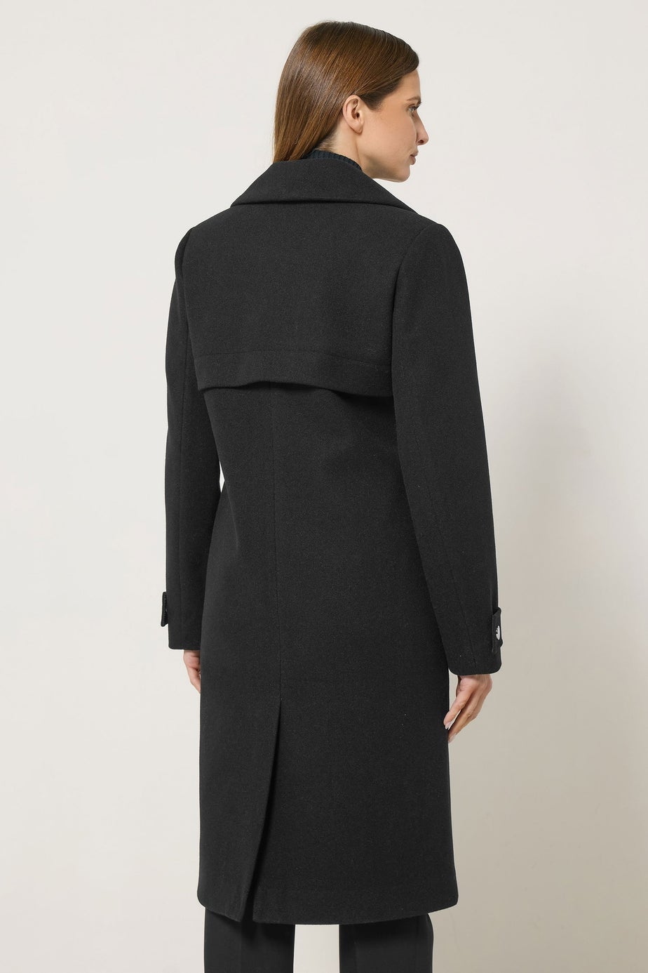 Star By Julien Macdonald Black Eyelet Collar Coat