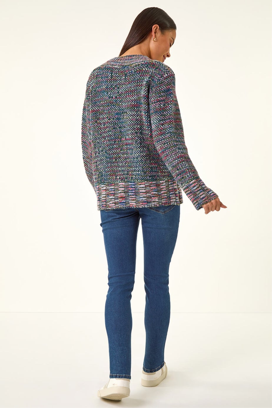 Roman Multi Petite Contrast Knitted Jumper