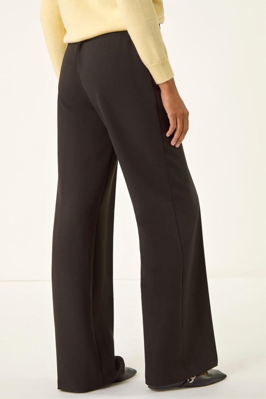 Roman Black Pocket Button Smart Trousers