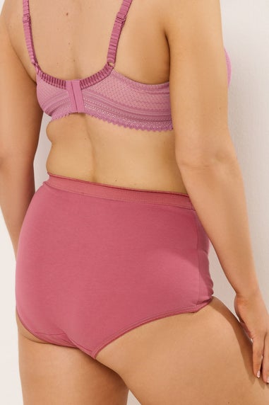 Yours 5 Pack Curve Purple Full Briefs