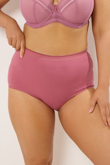 Yours 5 Pack Curve Purple Full Briefs