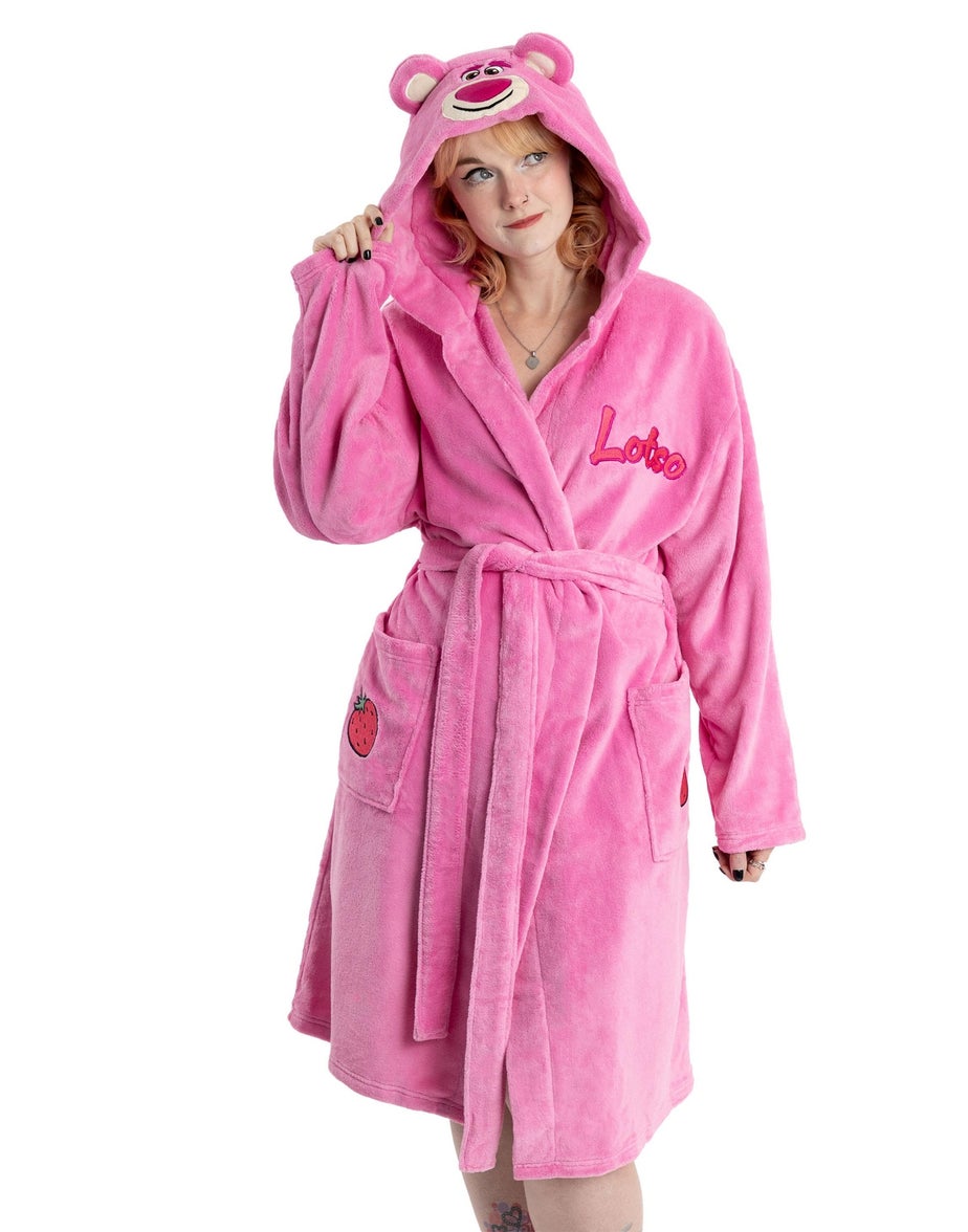 Disney Toy Story Pink Hooded Bathrobe