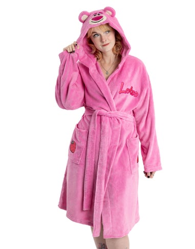 Disney Toy Story Pink Hooded Bathrobe