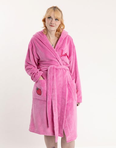 Disney Toy Story Pink Hooded Bathrobe