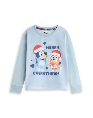Vanilla Underground Bluey Kids Light Blue Pyjamas (18mnths-7yrs)