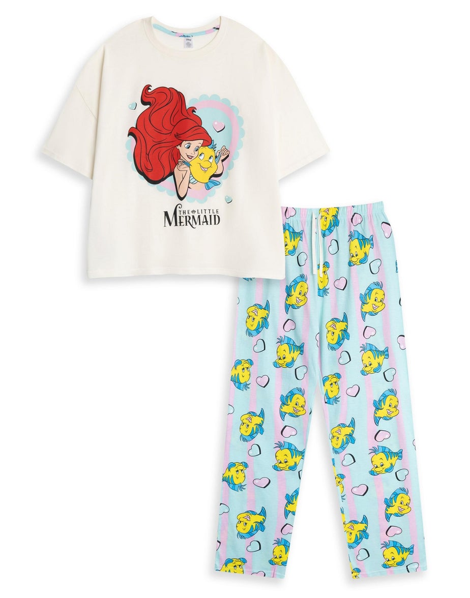 Vanilla Underground Disney The Little Mermaid Adult White Pyjamas