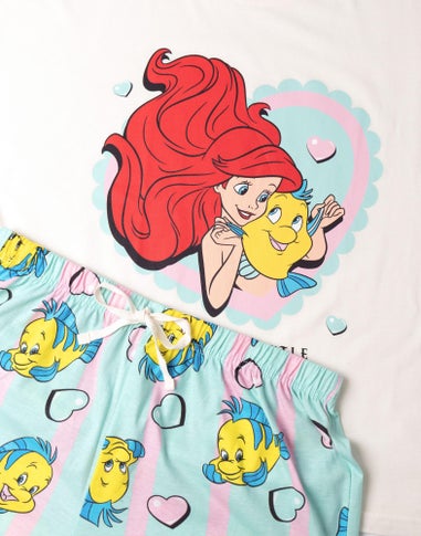 Vanilla Underground Disney The Little Mermaid Adult White Pyjamas
