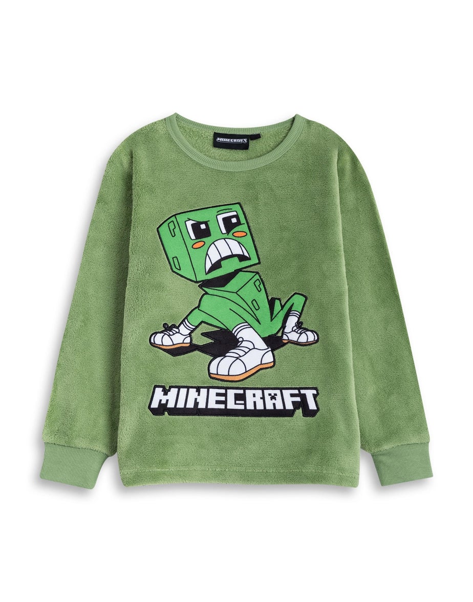 Vanilla Underground Minecraft Kids Green Pyjamas (5-14yrs)