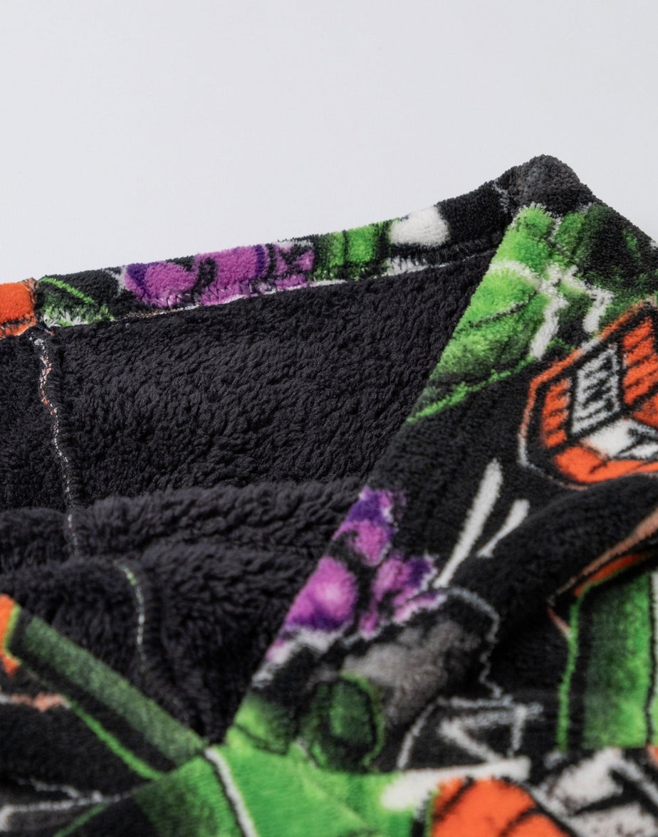 Vanilla Underground Minecraft Kids Multicoloured Blanket Hoodie