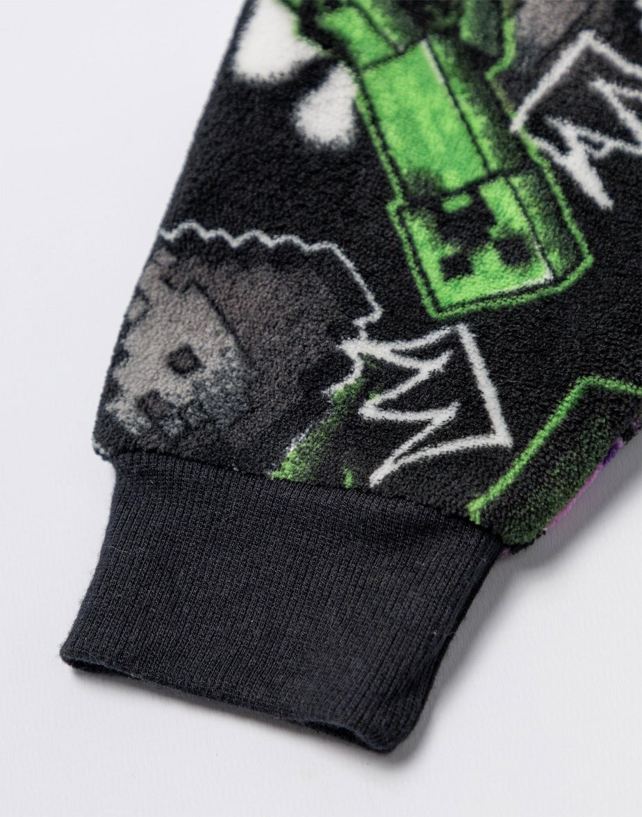 Vanilla Underground Minecraft Kids Multicoloured Blanket Hoodie