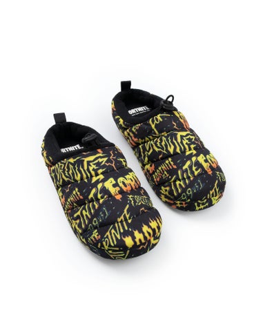Fortnite Kids Black Loafer Slippers (Older 12-5 years )