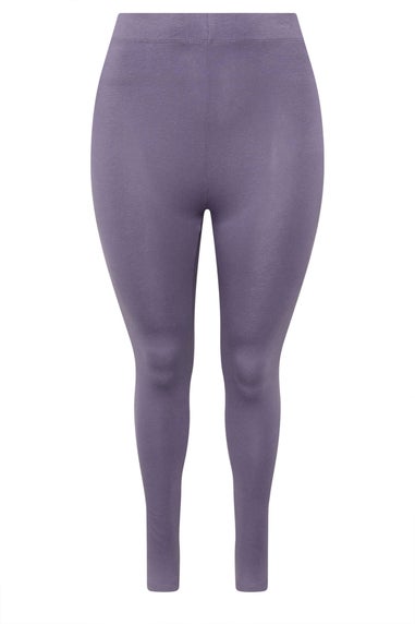 Yours Curve Purple Leggings