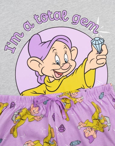 Disney Snow White & The Seven Dwarfs Grey Pyjamas