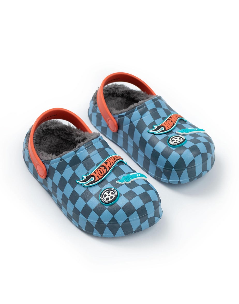 Hot Wheels Kids Blue Accents Clogs (Younger 8-Older 2)