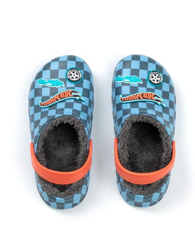 Hot Wheels Kids Blue Accents Clogs (Younger 8-Older 2)