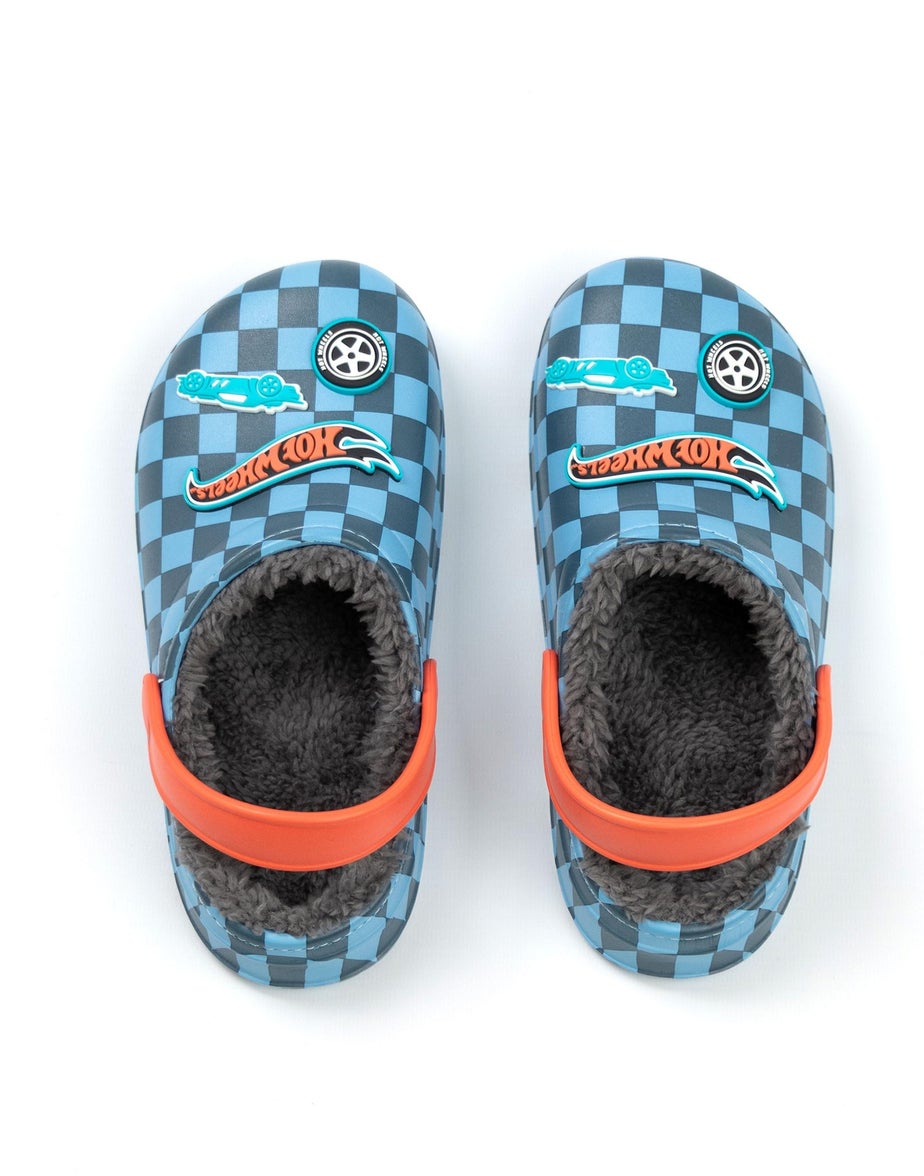 Hot Wheels Kids Blue Accents Clogs (Younger 8-Older 2)