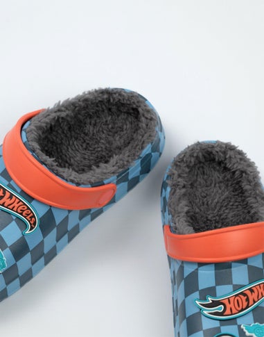 Hot Wheels Kids Blue Accents Clogs (Younger 8-Older 2)