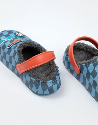 Hot Wheels Kids Blue Accents Clogs (Younger 8-Older 2)