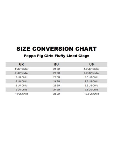 Vanilla Underground Peppa Pig Kids Pink Clogs (Younger 6-Older 5)