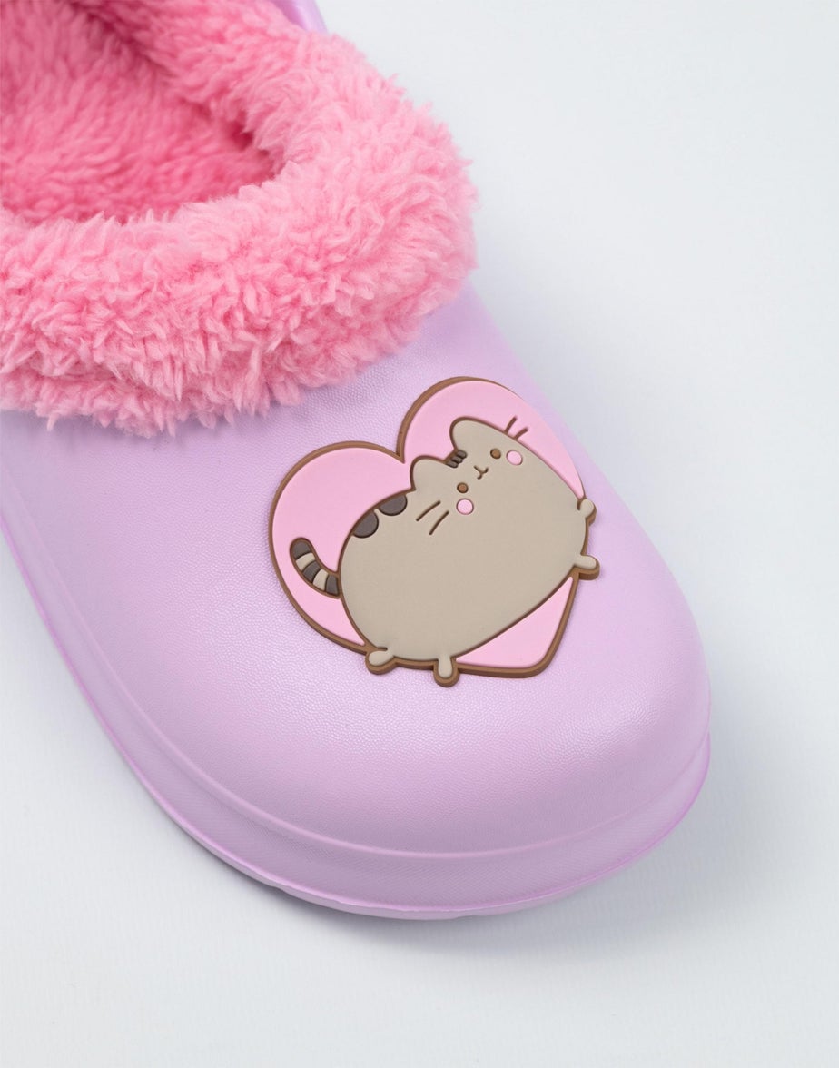Vanilla Underground Pusheen Kids Purple Clogs (Older 12-5)
