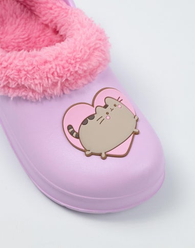 Vanilla Underground Pusheen Kids Purple Clogs (Older 12-5)