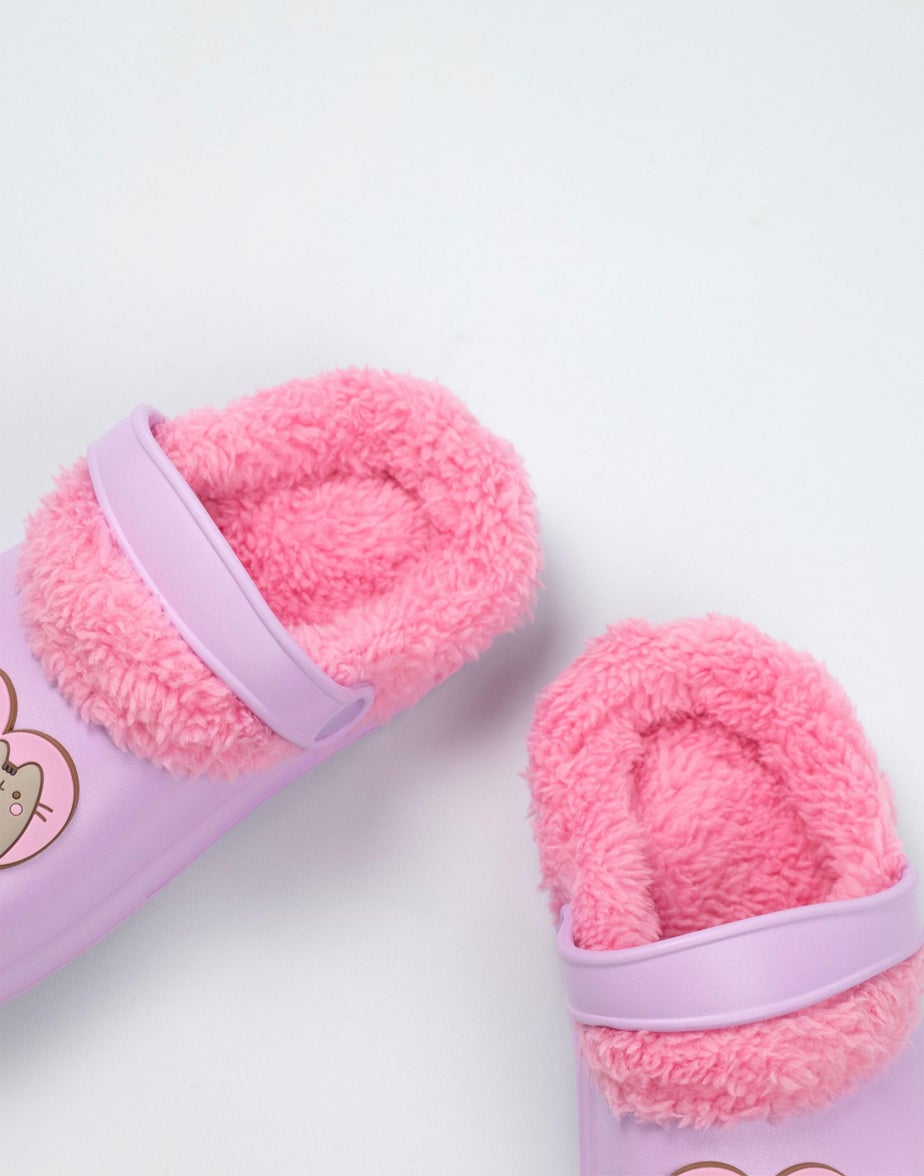 Vanilla Underground Pusheen Kids Purple Clogs (Older 12-5)