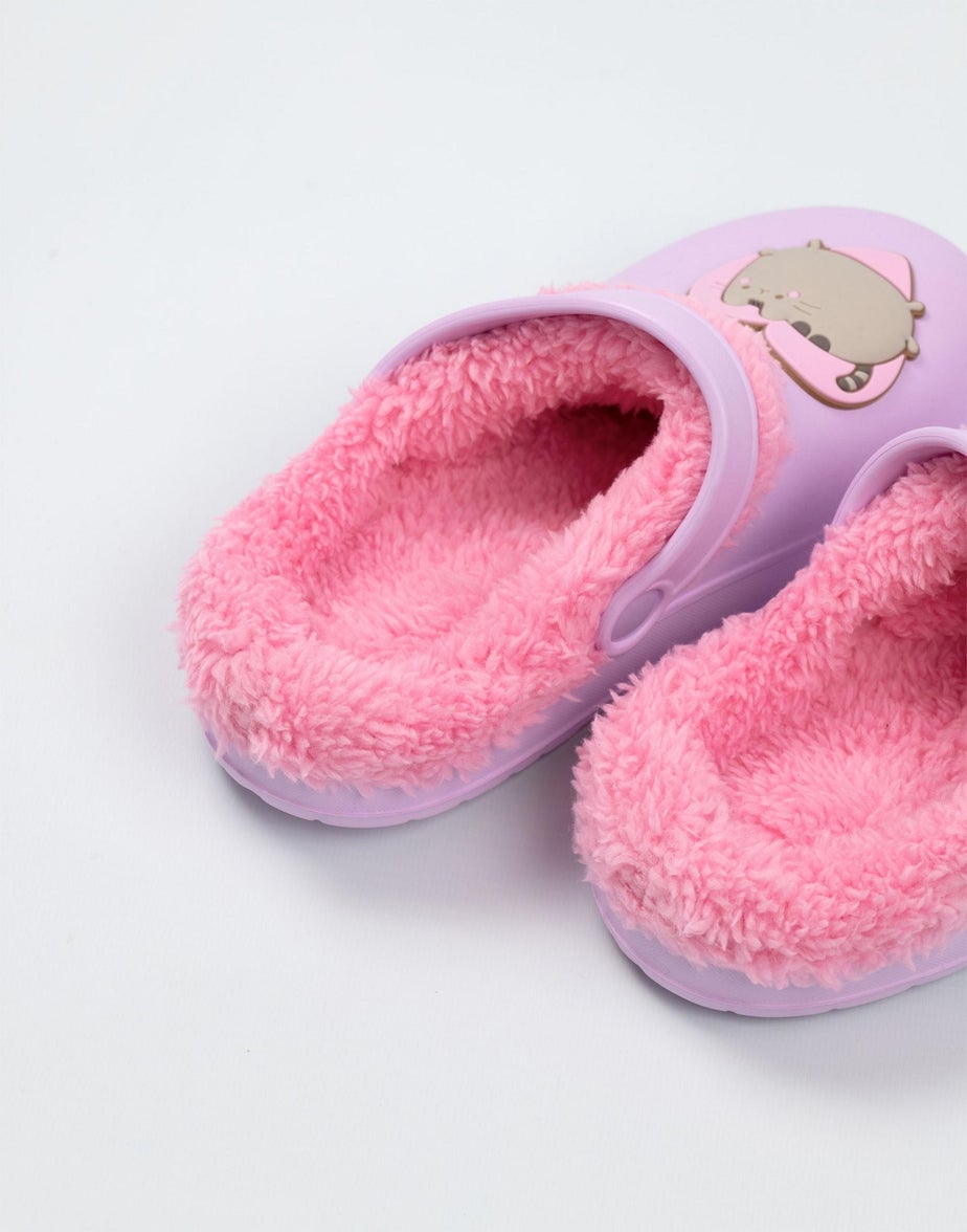 Vanilla Underground Pusheen Kids Purple Clogs (Older 12-5)