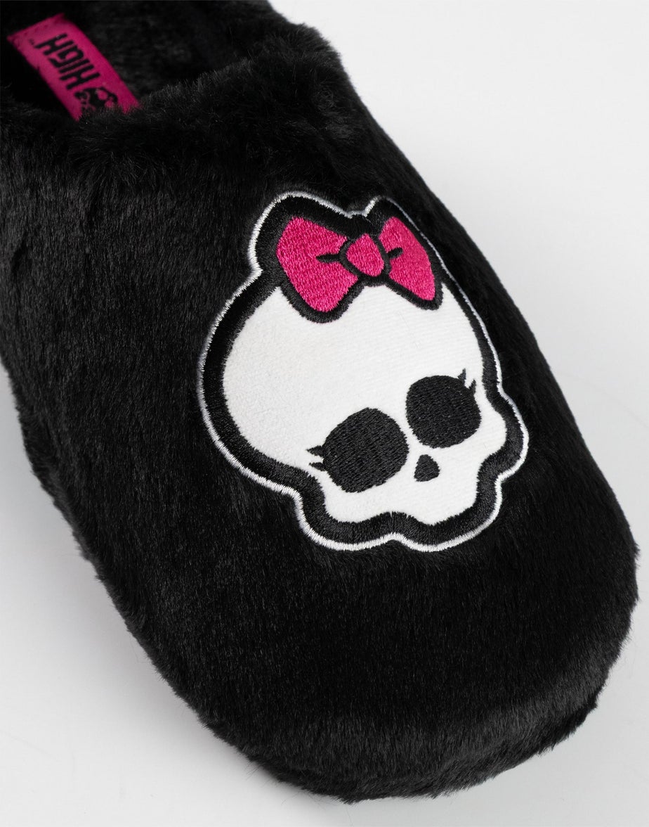 Monster High Black Mule Slippers