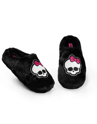 Monster High Black Mule Slippers