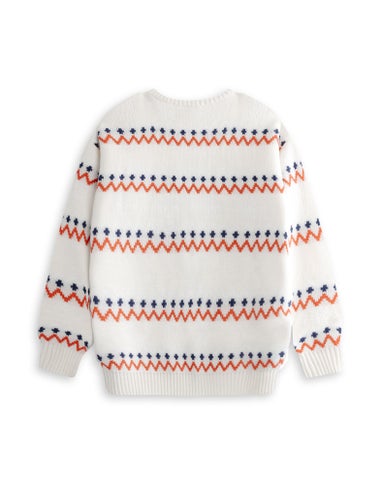 Vanilla Underground Bluey Kids Cream Christmas Jumper (2-7yrs)