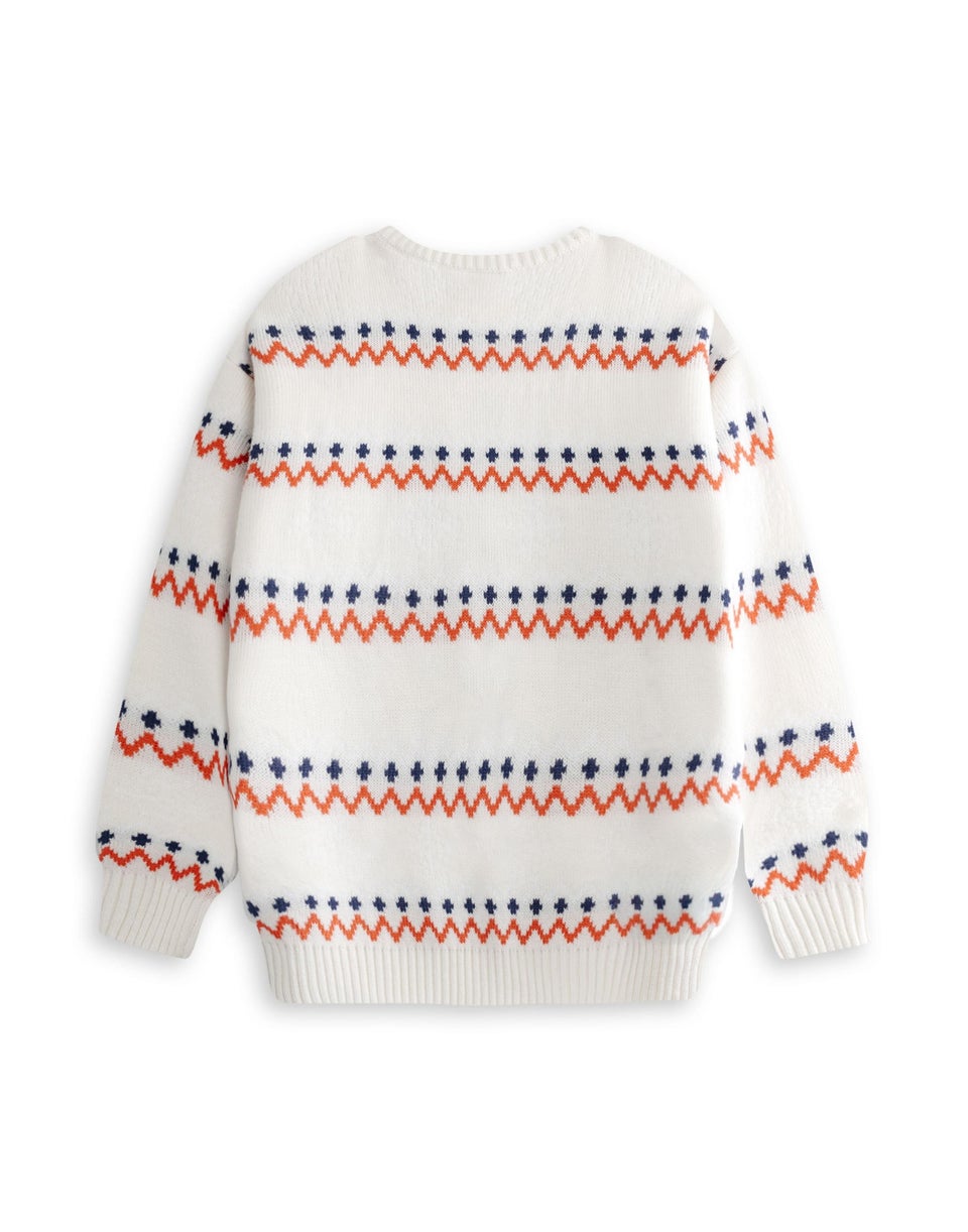 Vanilla Underground Bluey Kids Cream Christmas Jumper (2-7yrs)