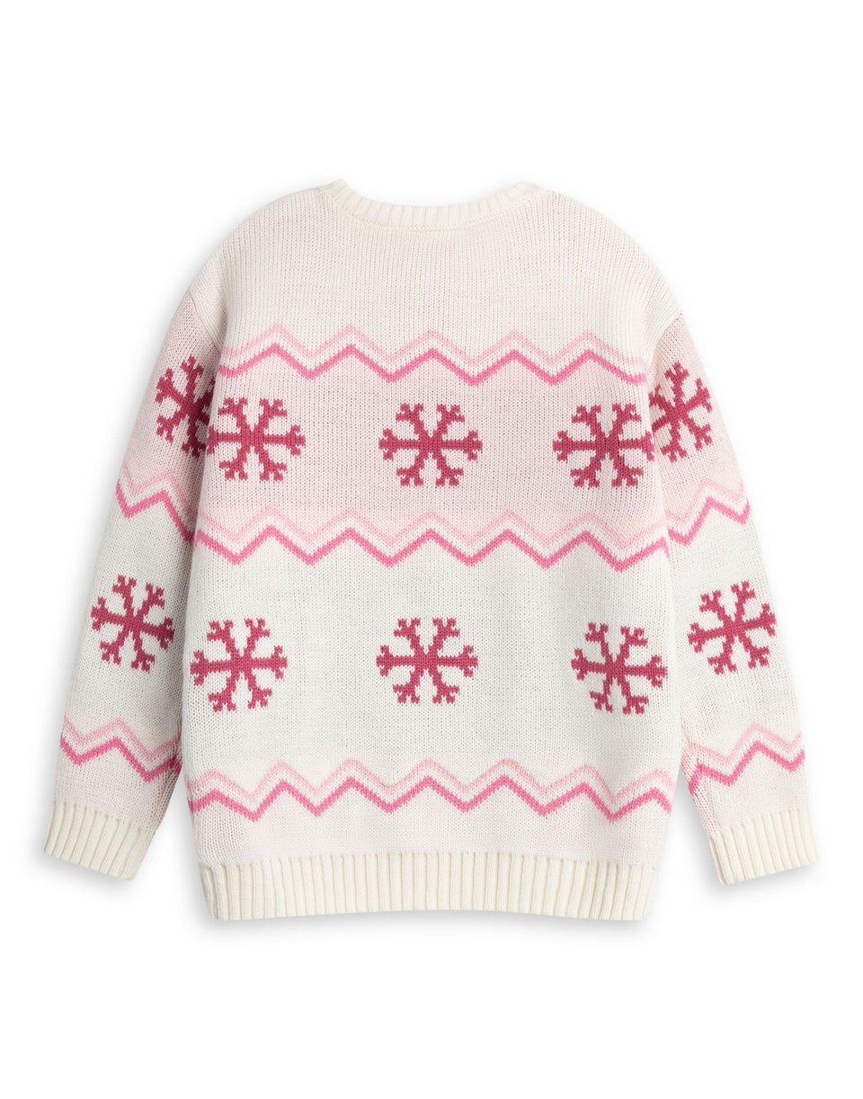 Vanilla Underground Bluey Kids Cream Christmas Jumper (2-7yrs)